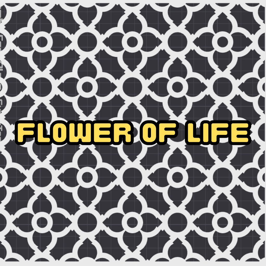Flower of Life cage panel pattern example