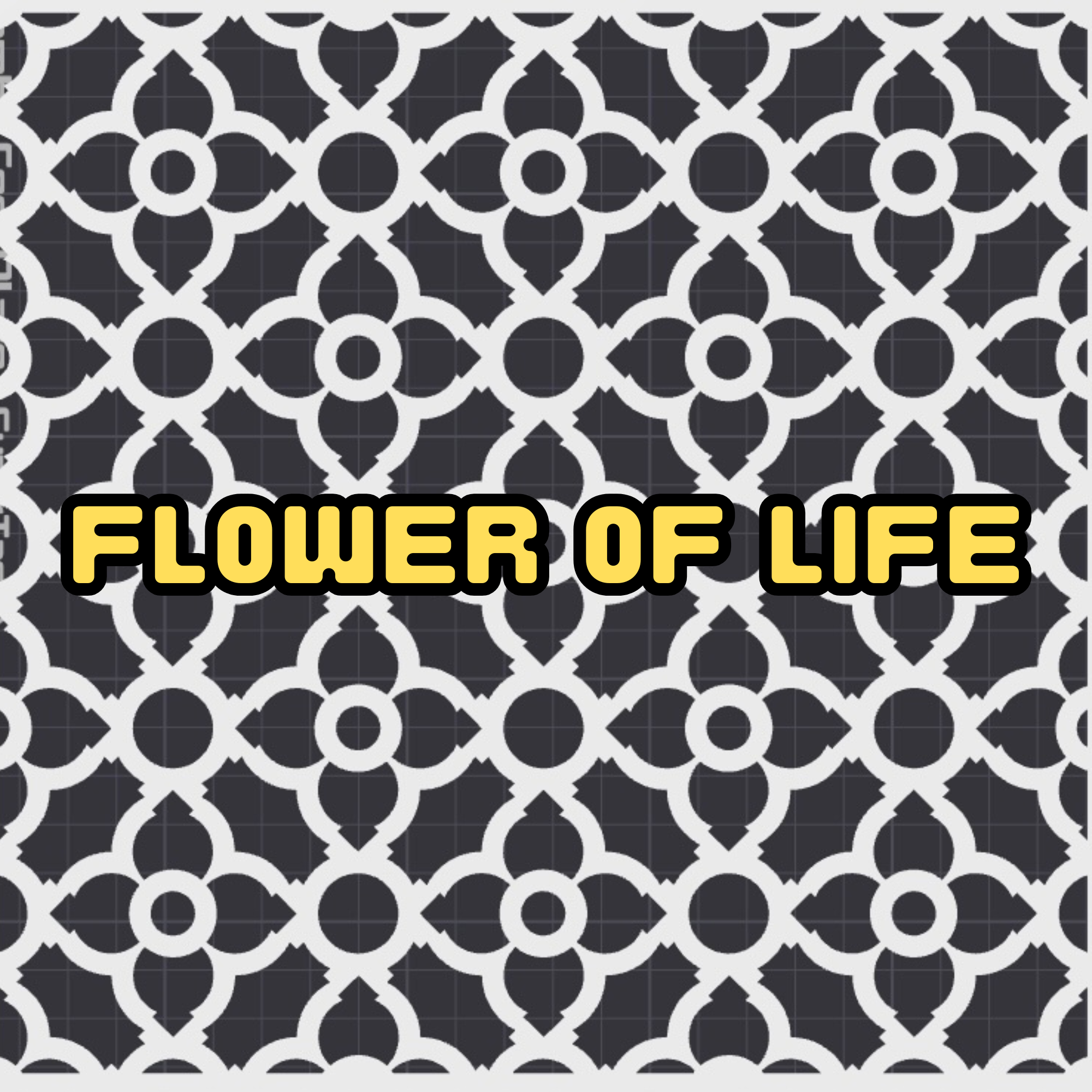 Flower of Life cage panel pattern example
