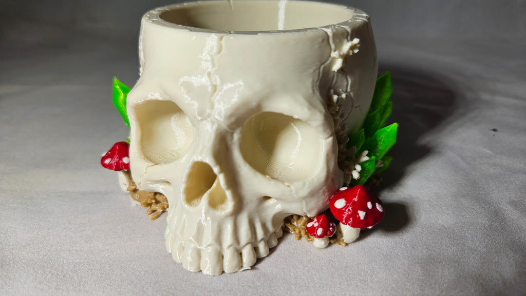 Skull Planter Small - PETG, alternate view