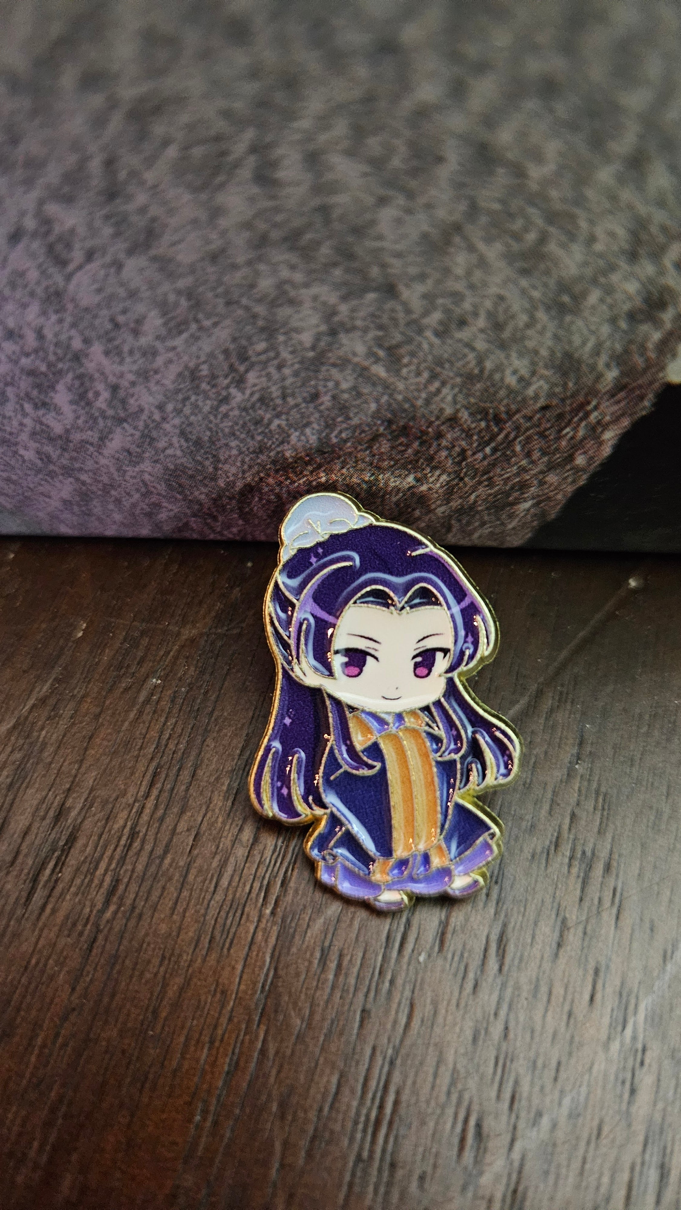 Jinshi Enamel Pin