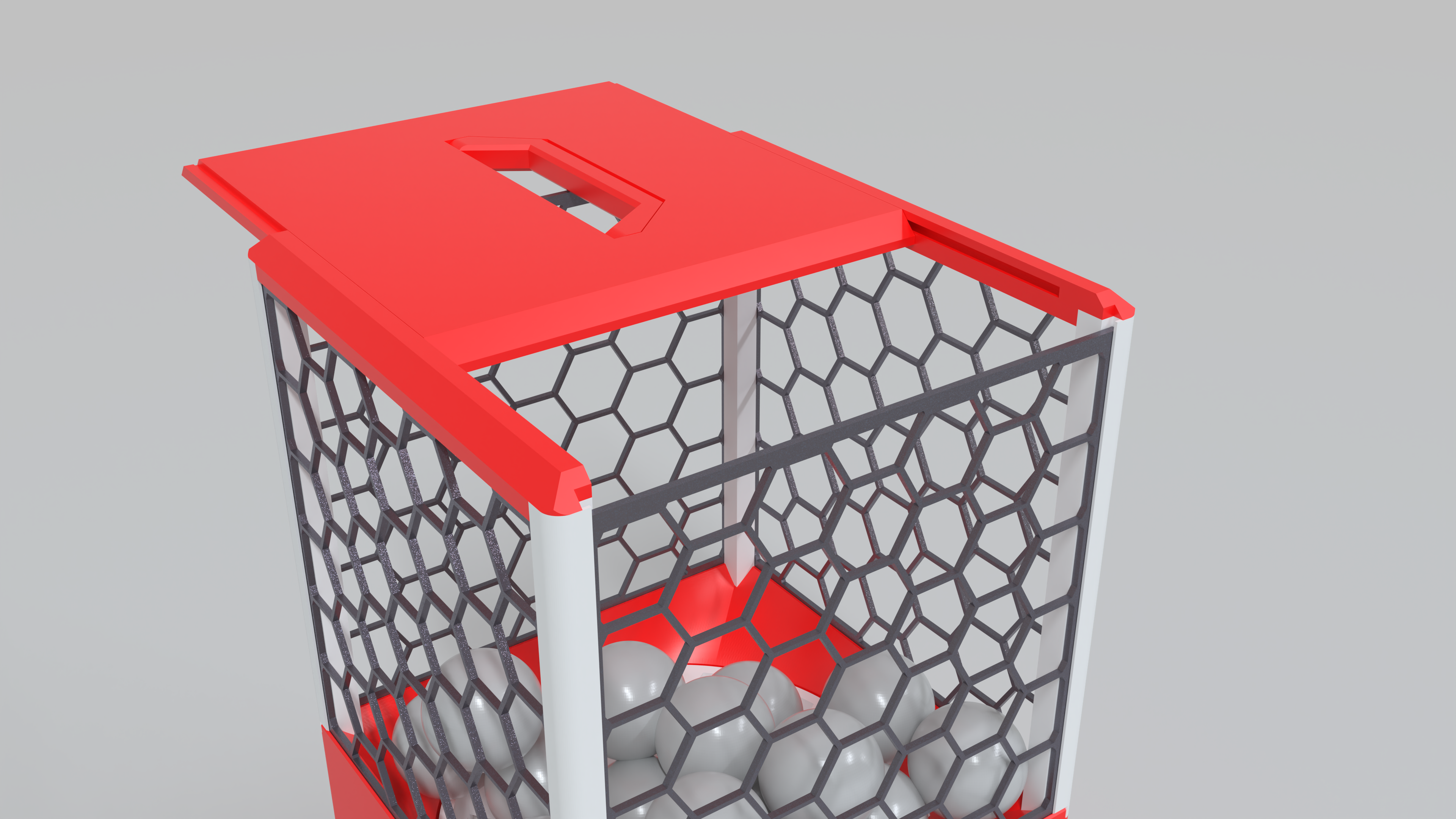 GachaPop machine lid detail