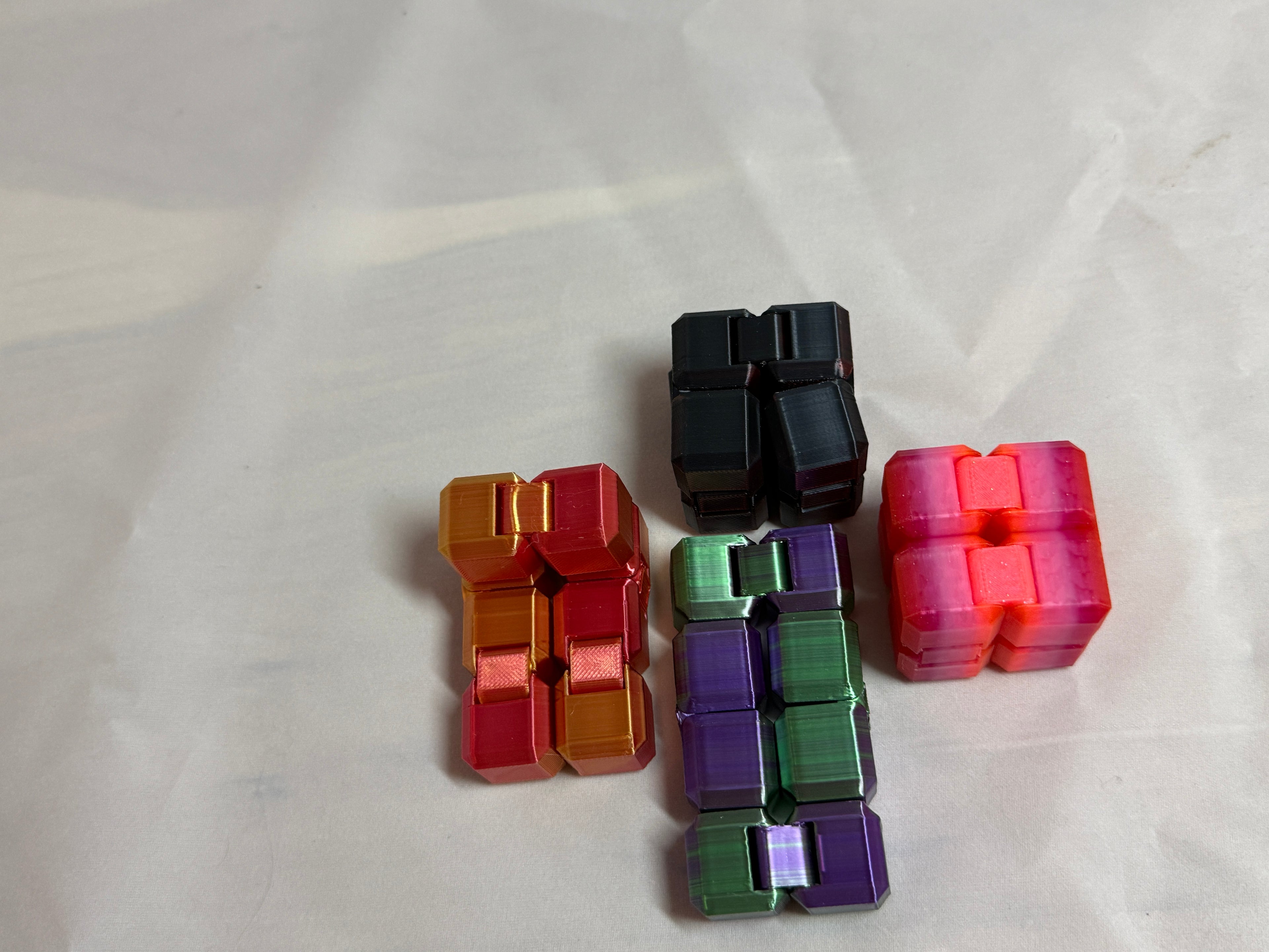 Infinity Cube fidget, folded