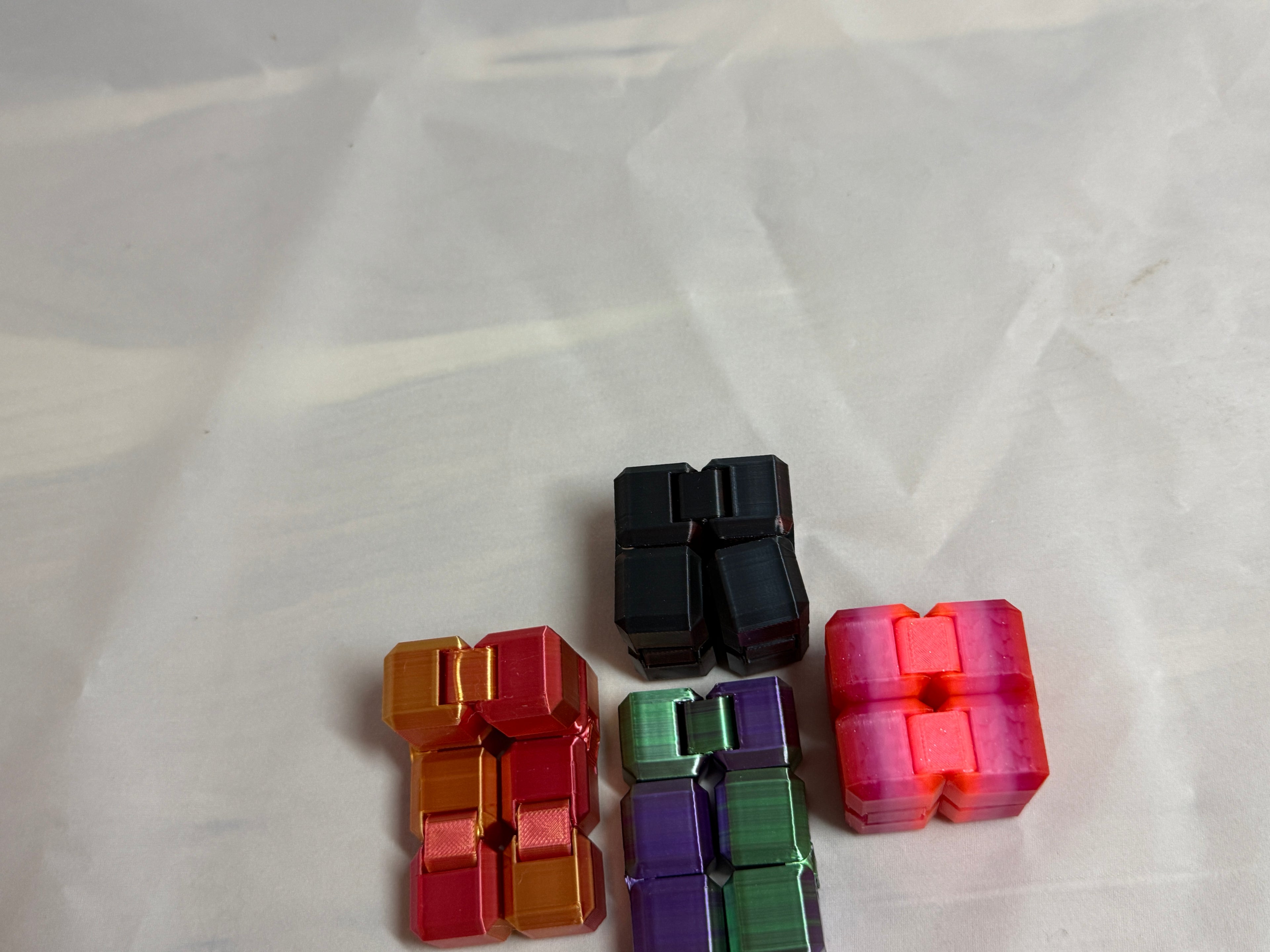 Infinity Cube fidget, alternate angle